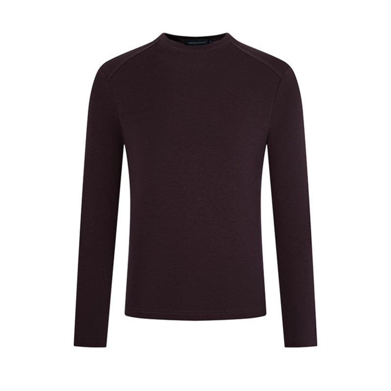Herren Feinstrick-Pullover mit Rundhalsausschnitt aus Merinowolle Echoarchiv