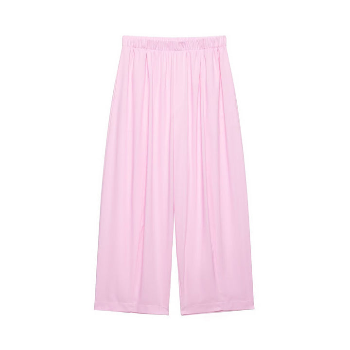 Damen Zweiteiliges Lounge‑Set mit Hemdoberteil und weiter Culotte mit Elastikbund Echo Archiv