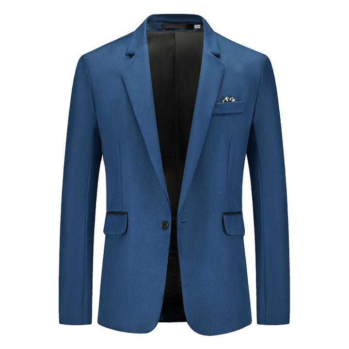 Herren eleganter Blazer mit strukturiertem Design und feinen Details Echoarchiv