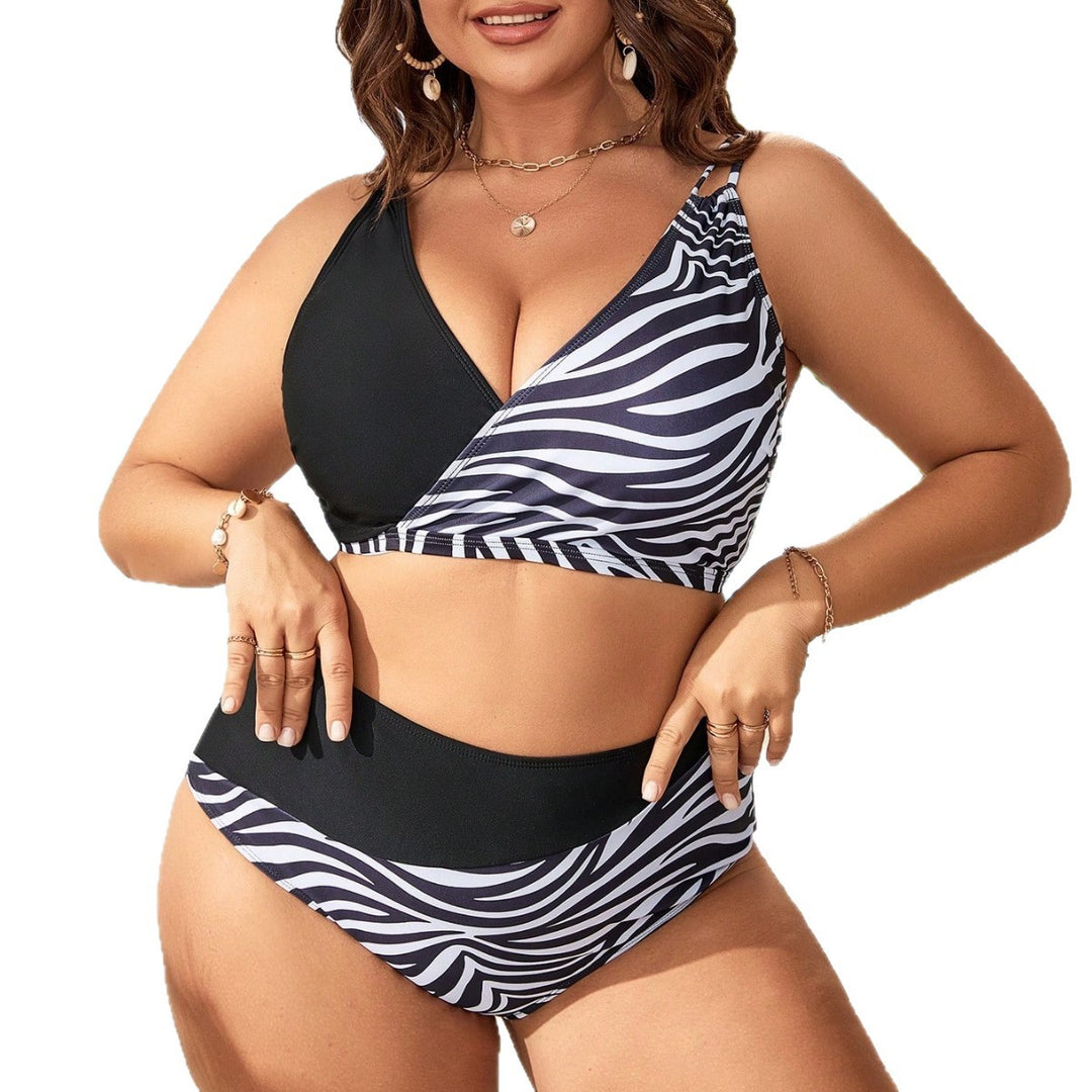 Damen Bunt gemusterter Bikini Echo Archiv