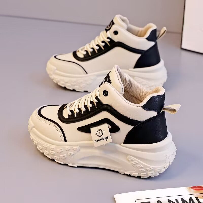 Damen Sportliche High-Top Sneakers mit dämpfender Sohle und robuster Profilierung Echo Archiv
