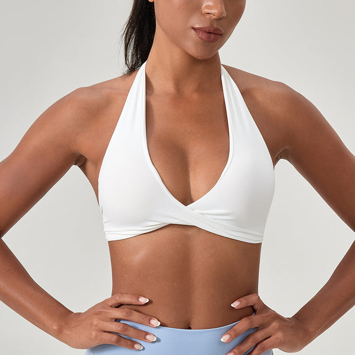 Damen Sportlicher Triangel-Bikini Oberteil mit verstellbaren Trägern und nahtlosem Design Echoarchiv