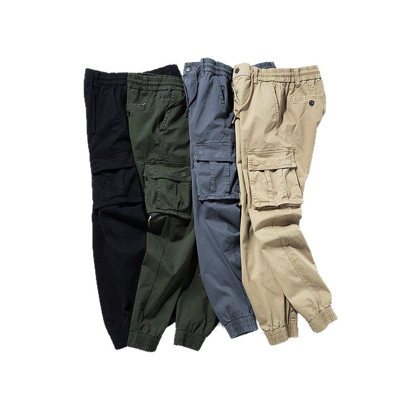 Herren Urban‑Utility Relaxed‑Fit Cargo‑Jogginghose mit Tunnelzug und Mehrfach‑Taschen Echo Archiv