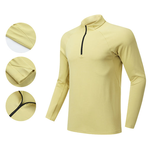 Herren Funktionslangarmshirt mit Reißverschluss Echoarchiv