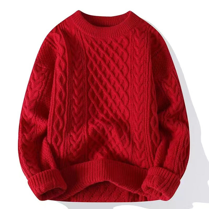 Damen Grobstrickpullover mit Zopfmuster Echoarchiv 1787964300