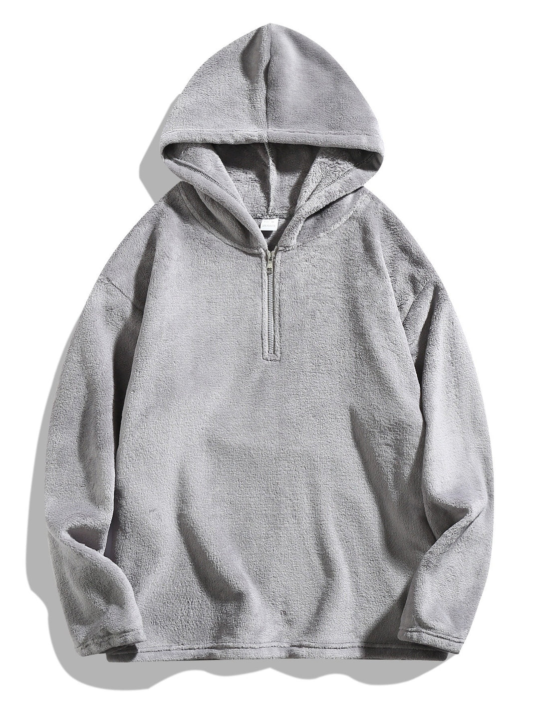 Herren kuscheliger Fleece-Hoodie mit praktischer Reißverschlussöffnung Echoarchiv