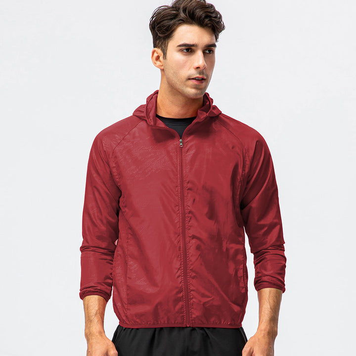 Herren Leichte Laufjacke mit Atmungsaktiven Eigenschaften und Reflektierendem Design Echoarchiv