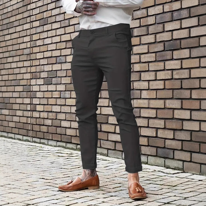 Herren Slim-Fit Freizeithose mit elastischem Bund und praktischen Seitentaschen Echoarchiv