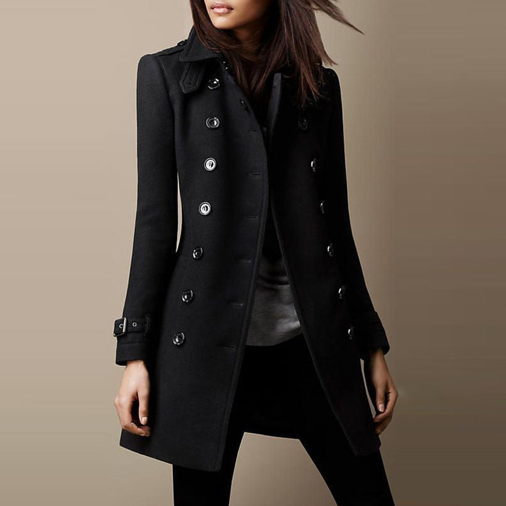 Echoarchiv | Damen Tweed-Mantel