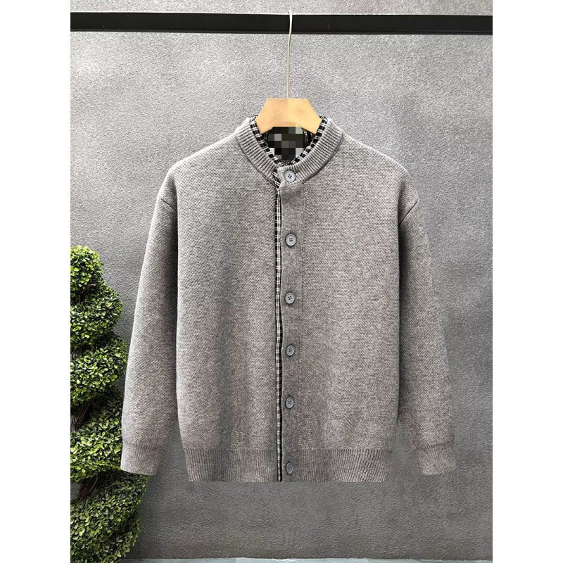 Herren Sweatjacke mit Stehkragen Echo Archive