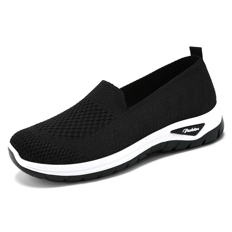 Damen nan nahtloser Strick-Slip-On mit gepolstertem Memory-Fußbett und flexibler Profillaufsohle Echo Archiv