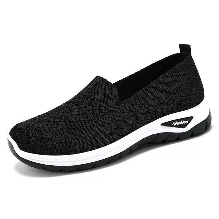 Damen nan nahtloser Strick-Slip-On mit gepolstertem Memory-Fußbett und flexibler Profillaufsohle Echo Archiv