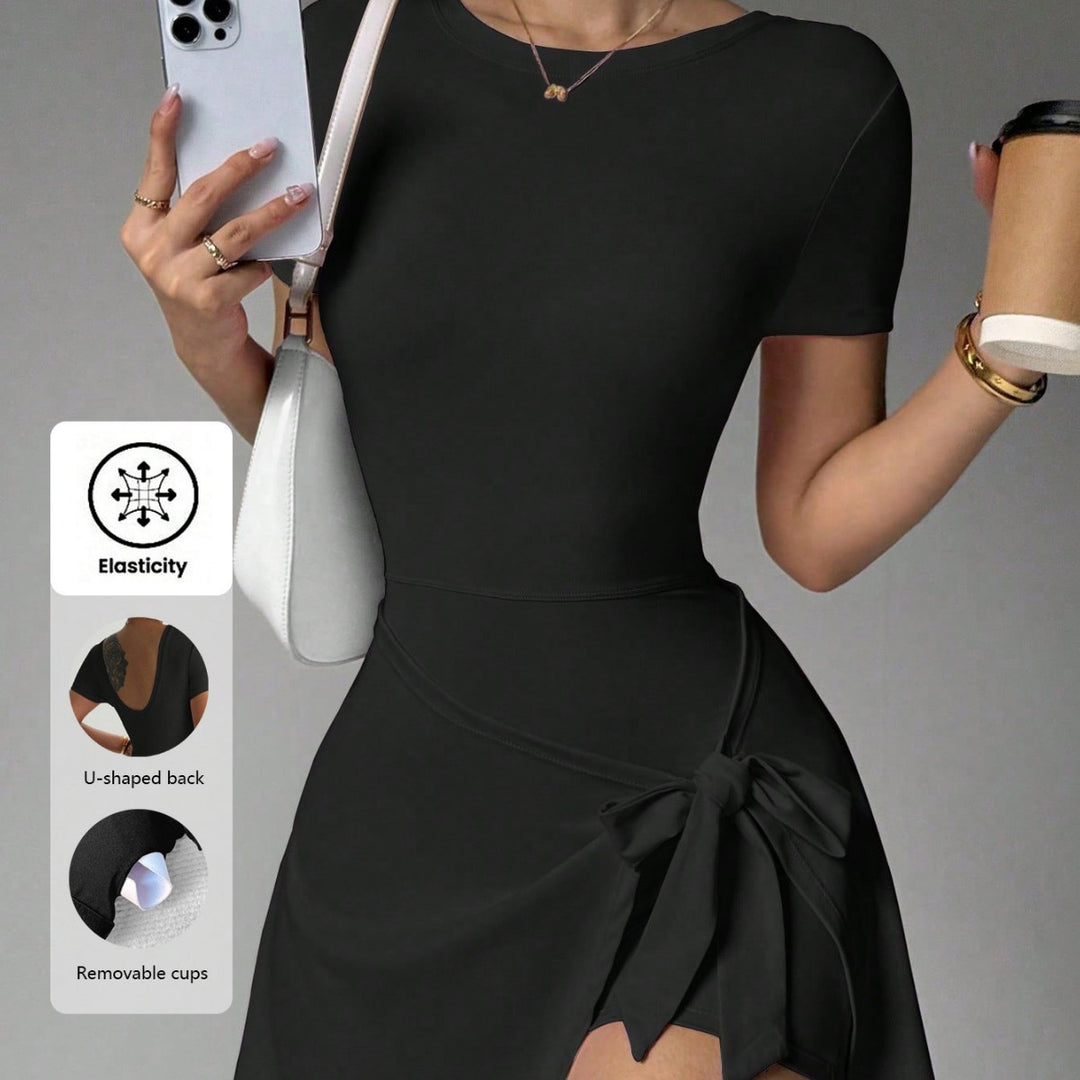 Damen Sportliches Wickel-Kleid Echo Archiv