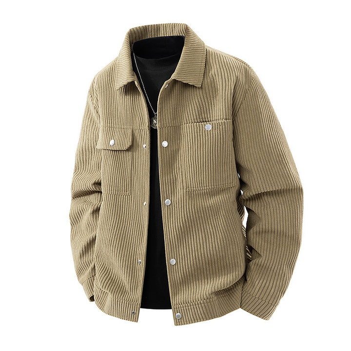 Herren Weiche Kordjacke mit Fleece-Futter Echo Archiv