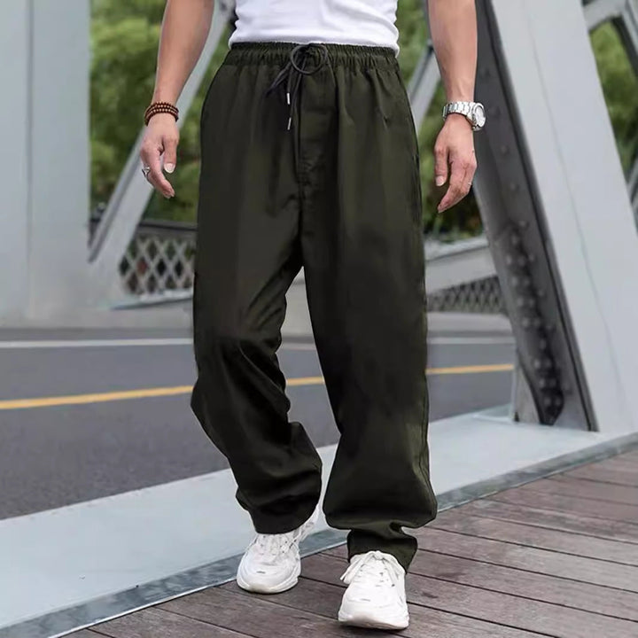 Herren lässige Cargohose mit elastischem Bund Echoarchiv