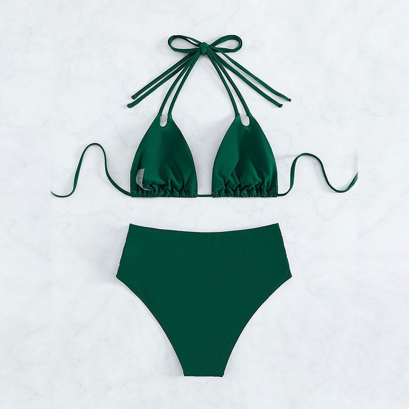 Damen Hochgeschnittener Bikini mit modischen Cut-Outs Echo Archiv