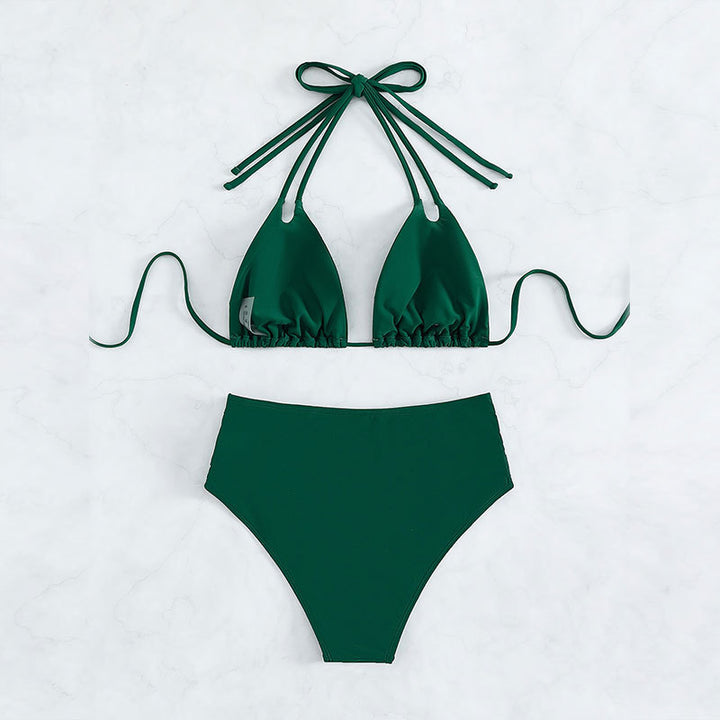 Damen Hochgeschnittener Bikini mit modischen Cut-Outs Echo Archiv