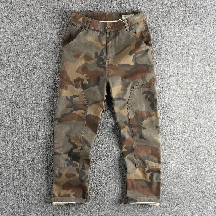 Herren Cargohose im modernen Camouflage-Design mit multifunktionalen Taschen Echoarchiv