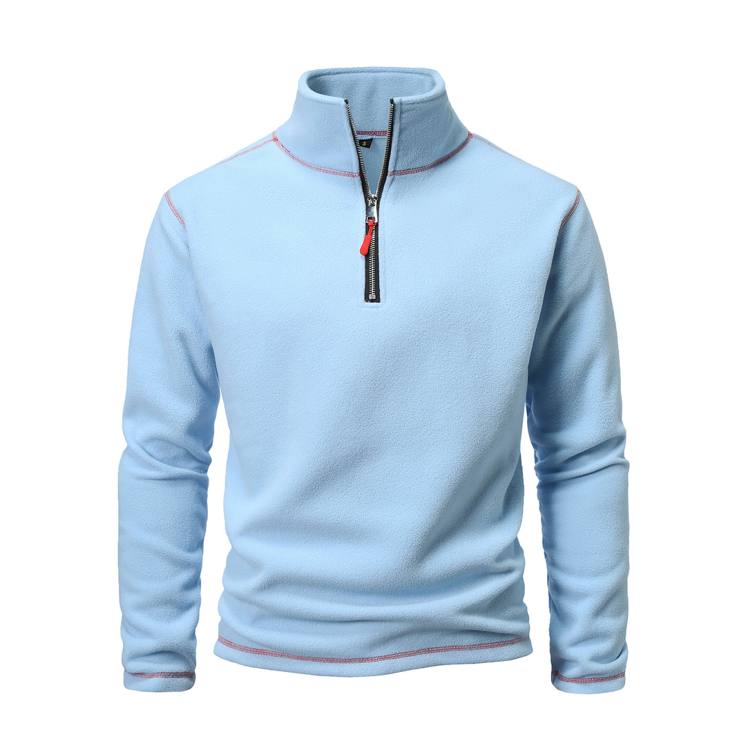 Herren Fleecepullover mit halbem Reißverschluss und atmungsaktivem Design Echoarchiv