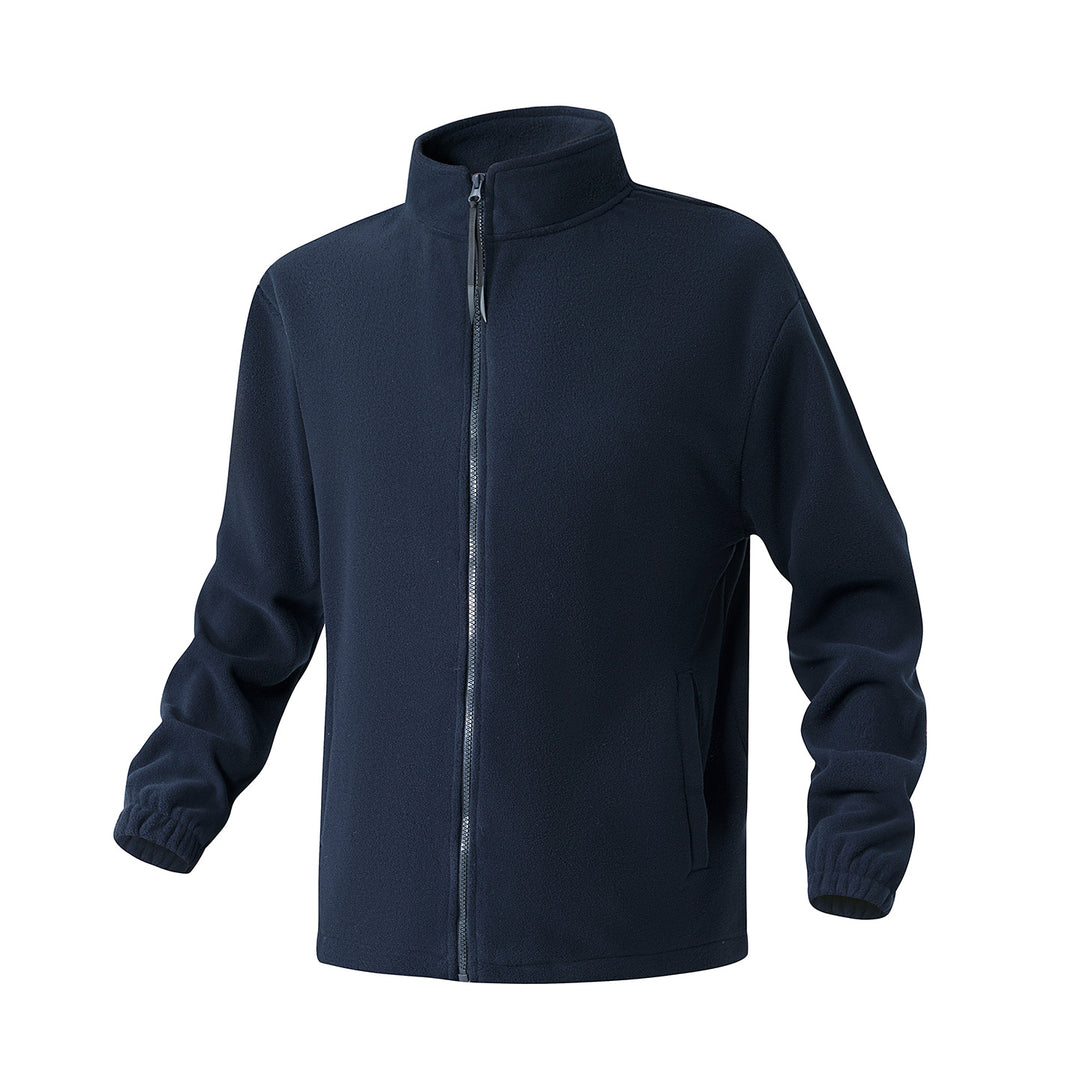 Herren Fleecejacke mit Stehkragen, durchgehendem Reißverschluss und elastischen Bündchen Echo Archiv