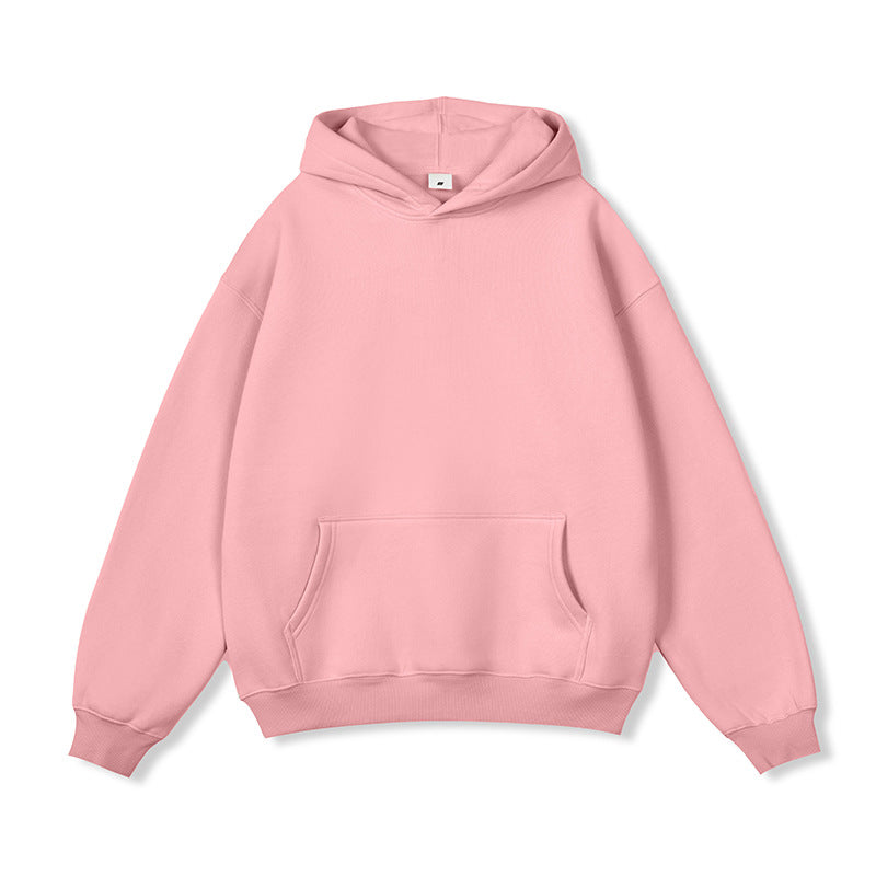 Unisex Oversize-Kapuzenpullover aus Baumwollmix mit Kängurutasche und gerippten Bündchen Echo Archiv
