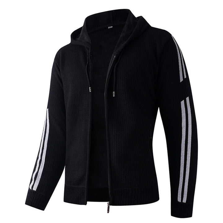 Herren Sportliche Kapuzenjacke mit weichem Innenfutter Echoarchiv
