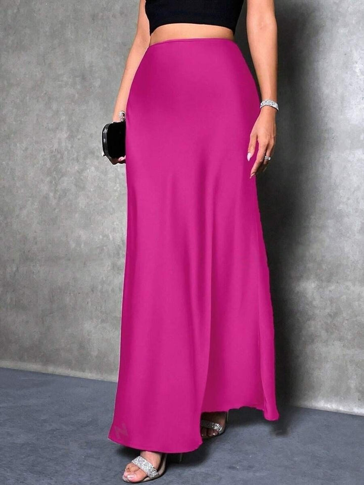 Damen Maxirock mit fließendem Schnitt und elegantem Fall Echo Archiv