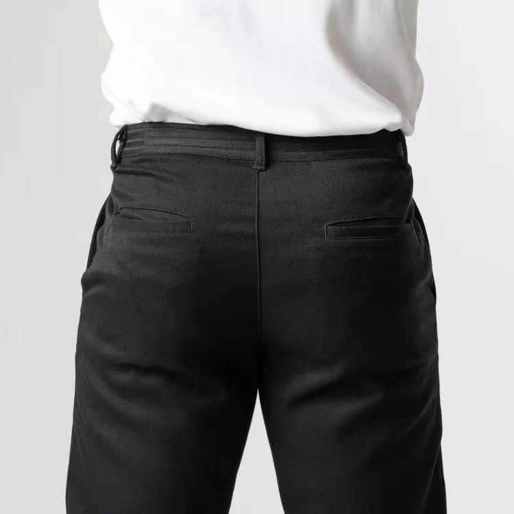 Herren modische Chino-Hosen mit elastischem Bund und praktischen Taschen Echoarchiv