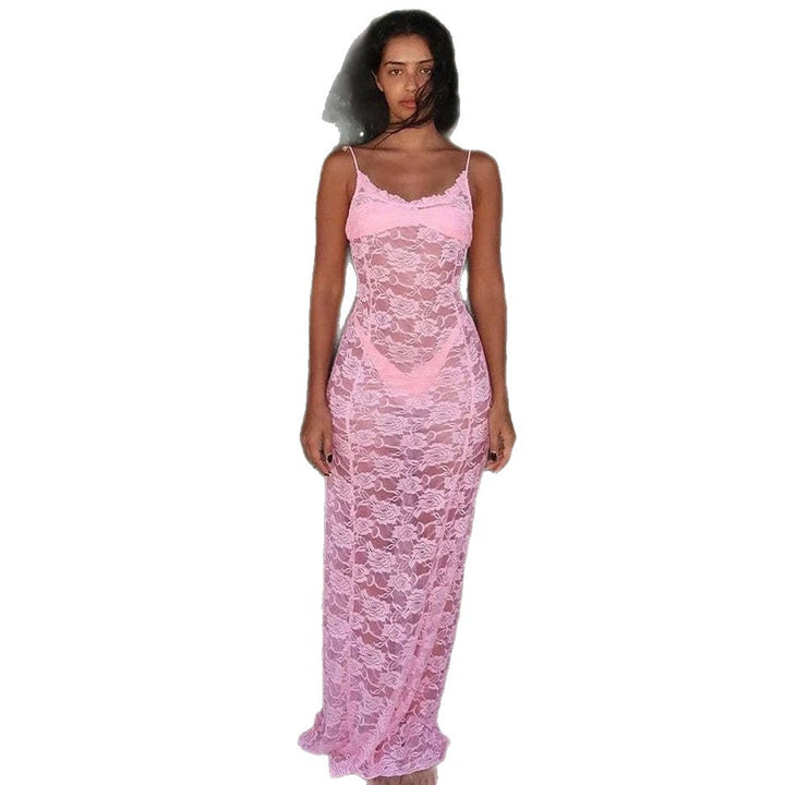 Damen Spitzenkleid im eleganten A-Linien-Schnitt Echo Archiv