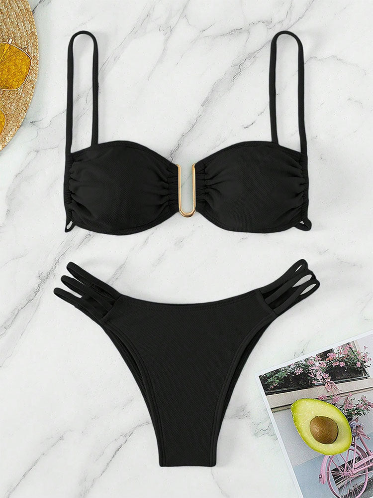 Damen Bikiniset mit elegantem dehnbarem Design und raffinierten Details Echo Archiv