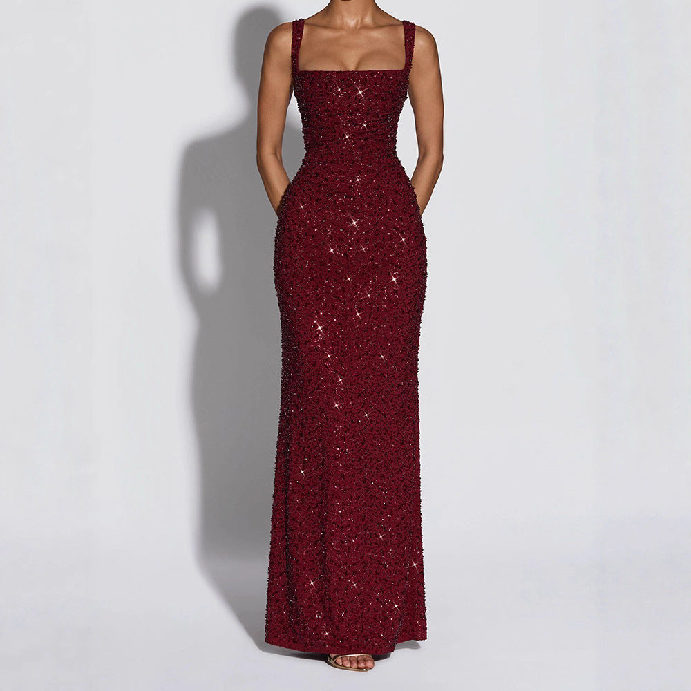 Damen glamouröses Abendkleid Echoarchiv