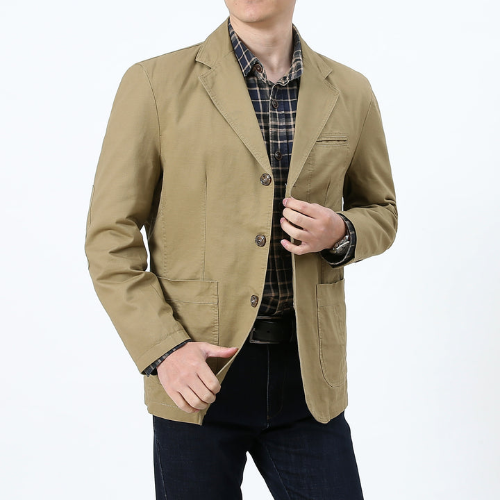Herren Eleganter und bequemer Baumwollblazer Echo Archiv