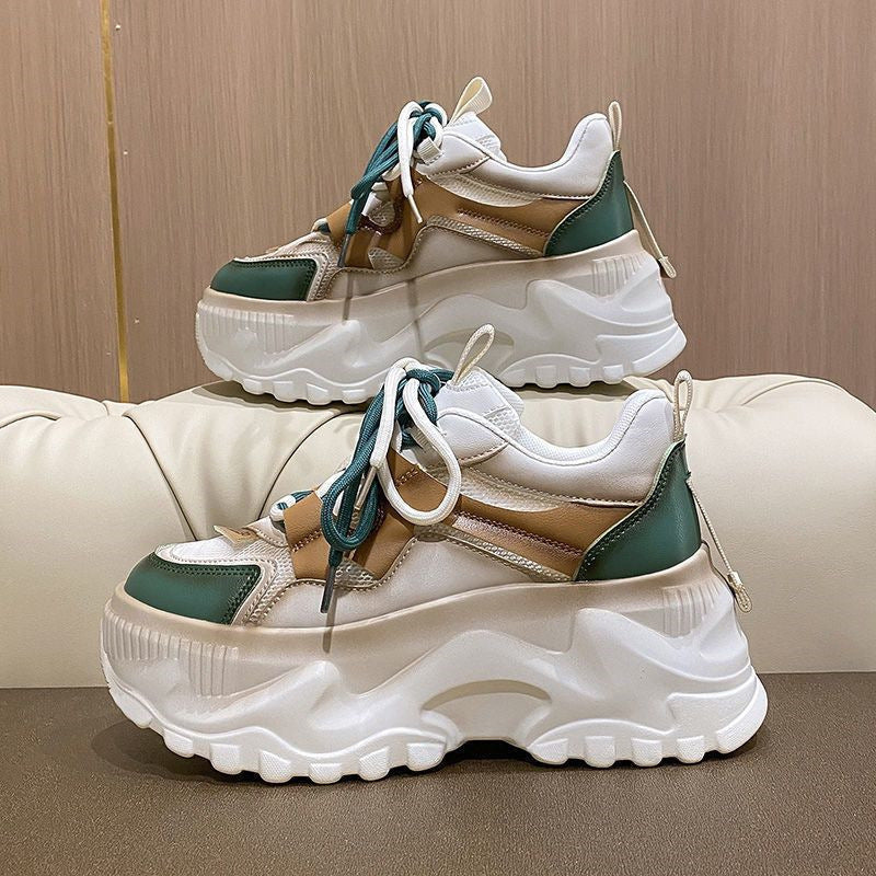 Damen Modische Chunky Sneakers mit atmungsaktiver Mesh-Oberfläche und robustem Profil Echo Archiv