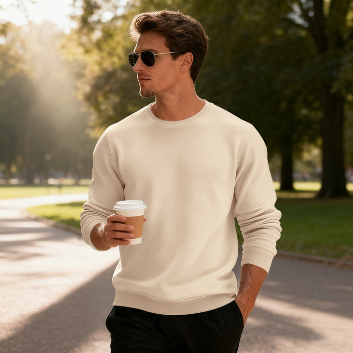 Herren lässiger Sweatshirt mit modernem Schnitt und angenehmer Baumwollmischung Echoarchiv