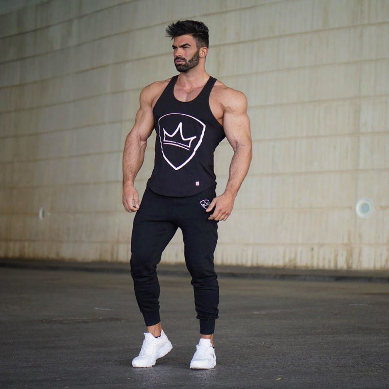 Herren Sweatpants mit schmalem Schnitt und elastischem Bund Echoarchiv