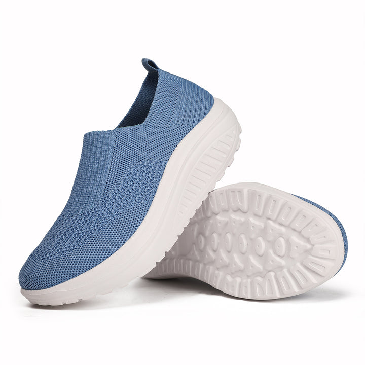 Damen nan Slip-On-Strickschuh mit elastischem Einstieg und viskoelastischer Komfortsohle Echo Archiv