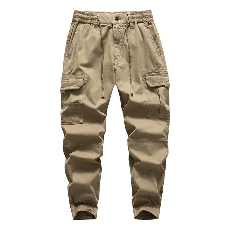 Herren Multifunktionale Cargo-Joggerhose mit Tunnelzugbund, Knieabnähern und Organizer-Taschen Echo Archiv