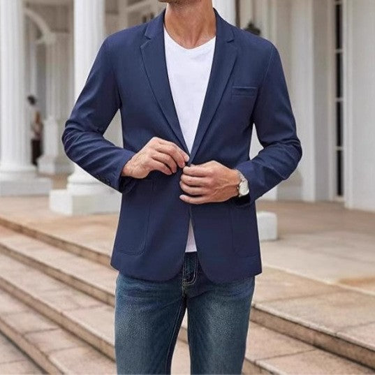 Herren eleganter Sakko mit schmalem Schnitt Echoarchiv
