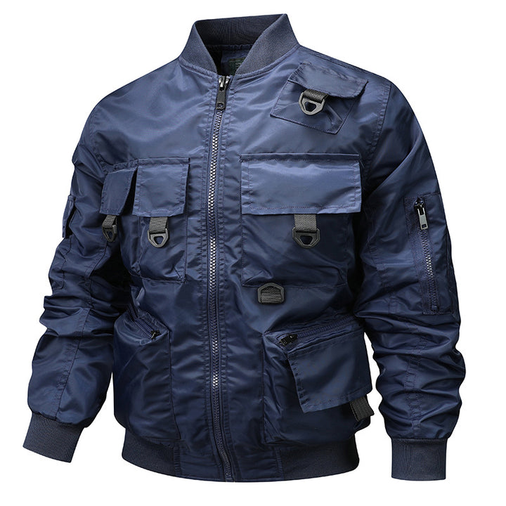Herren nan urban-militärische Bomberjacke mit modularen Mehrzwecktaschen und D‑Ring-Details Echo Archiv