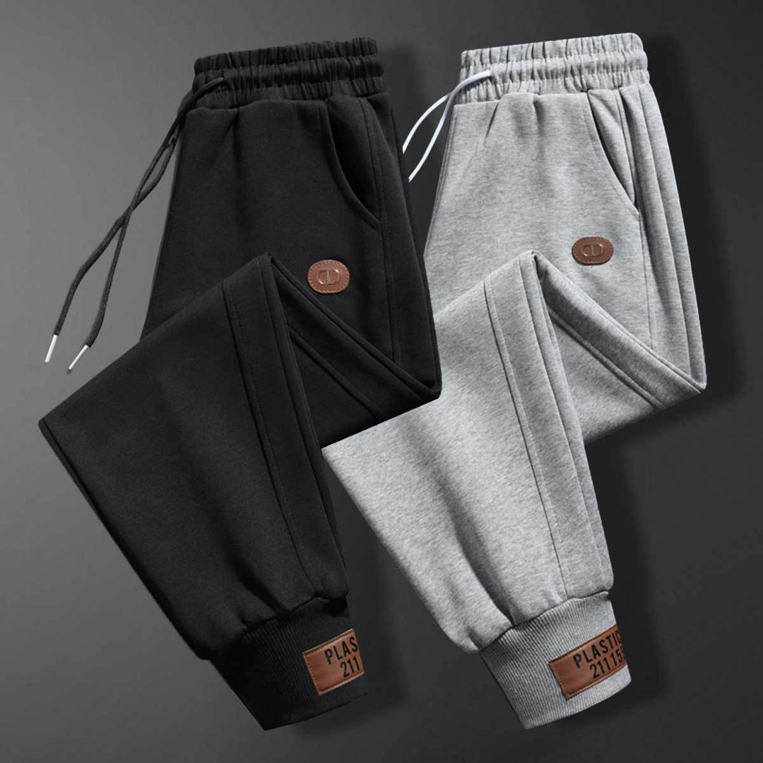 Herren bequeme Sweatpants mit verstellbarem Bund und praktischen Taschen Echoarchiv