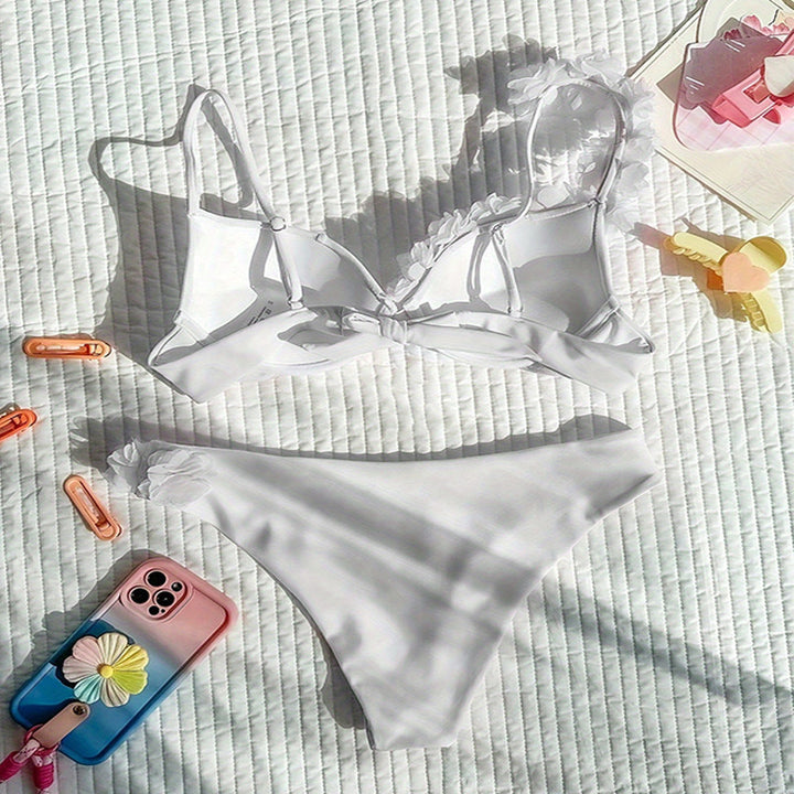 Damen Bikini-Set mit floralem Design und gepolstertem Oberteil Echo Archiv