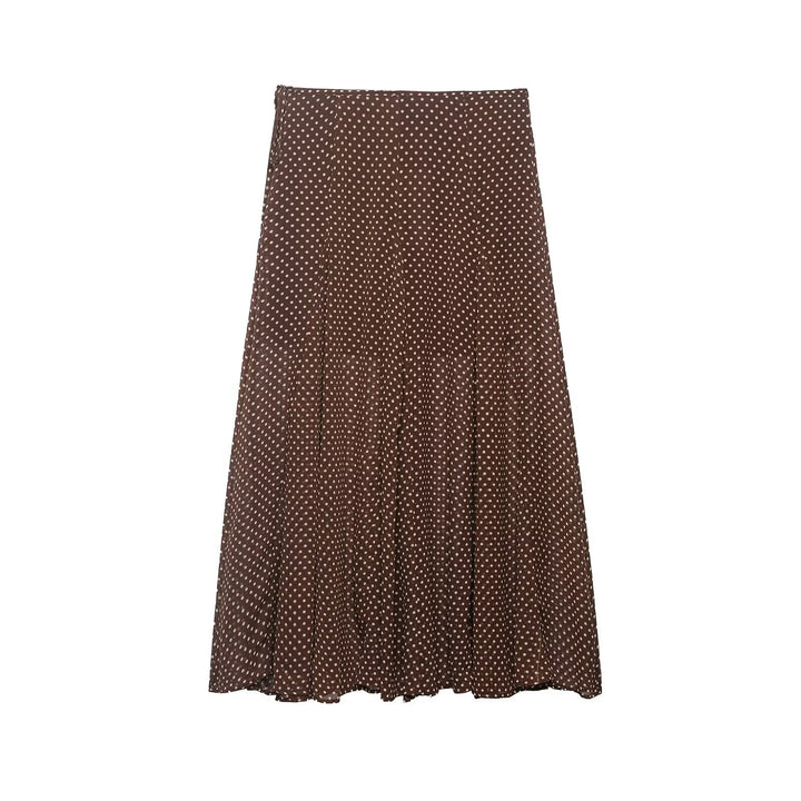 Damen Wickel‑Midirock aus Chiffon mit Polka‑Dot‑Muster Echo Archiv