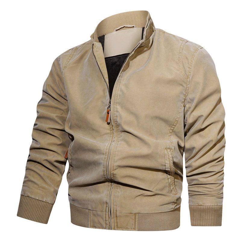 Herren Lässige Bikerjacke aus strapazierfähigem Material Echo Archiv