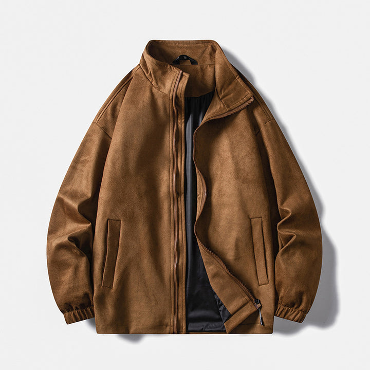 Herren Fleecejacke mit elastischen Bündchen und praktischen Taschen Echoarchiv