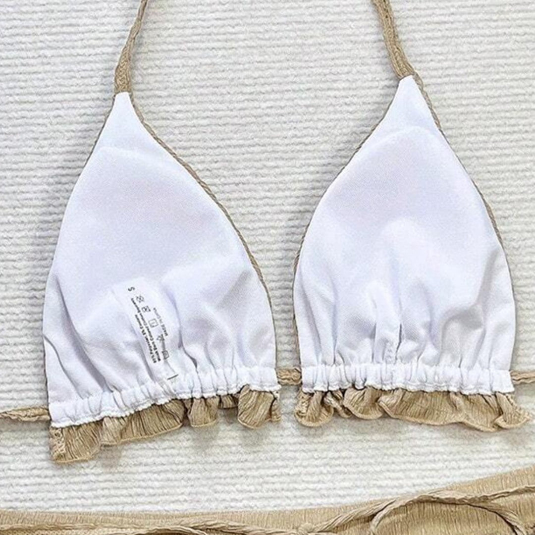 Damen Triangel-Bikini-Set mit lässigen Shorts Echo Archiv