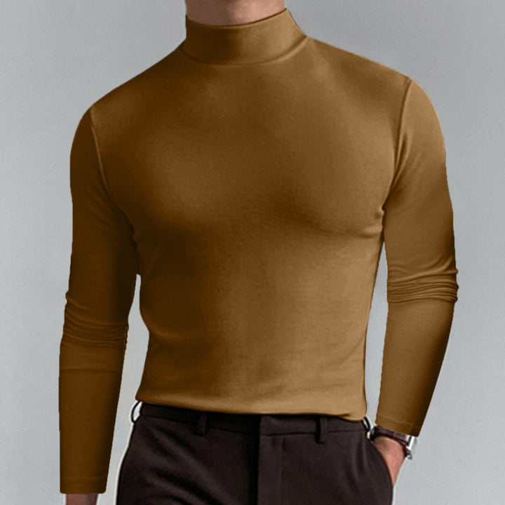 Herren Hochwertiger Rollkragenpullover Echoarchiv