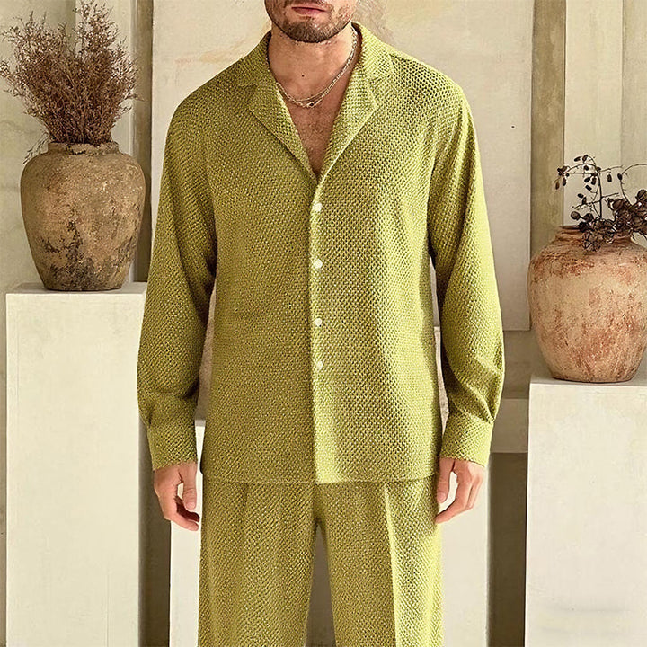 Herren modisches Lounge-Set aus atmungsaktivem Material Echoarchiv