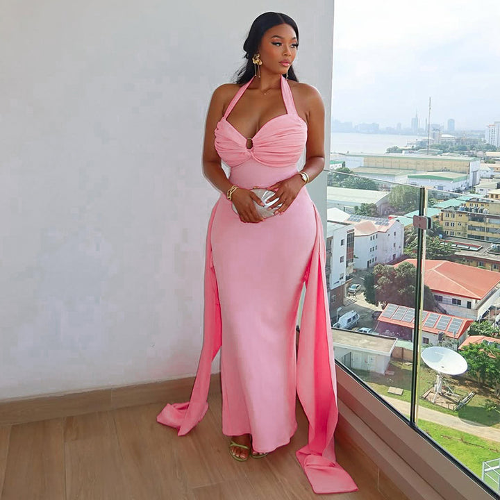 Damen Figurschmeichelndes Abendkleid mit raffiniertem Design Echo Archiv