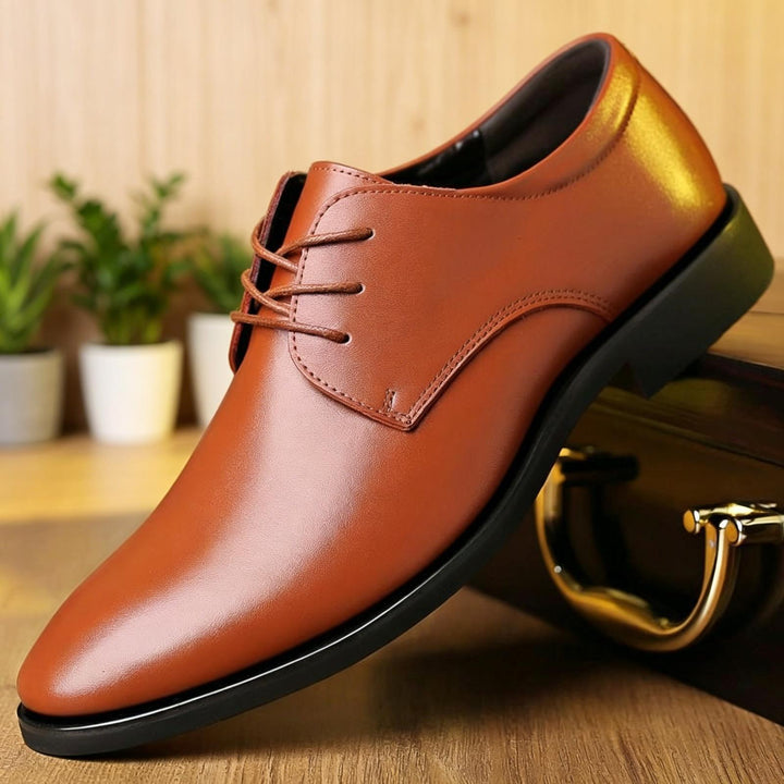 Herren Elegante Schnürschuhe aus hochwertigem Leder Echoarchiv