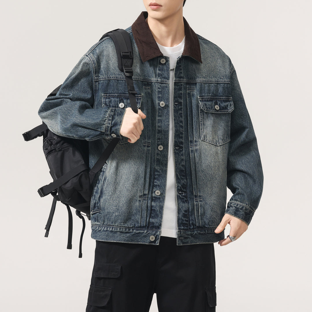 Herren Designer Jeansjacke Echoarchiv